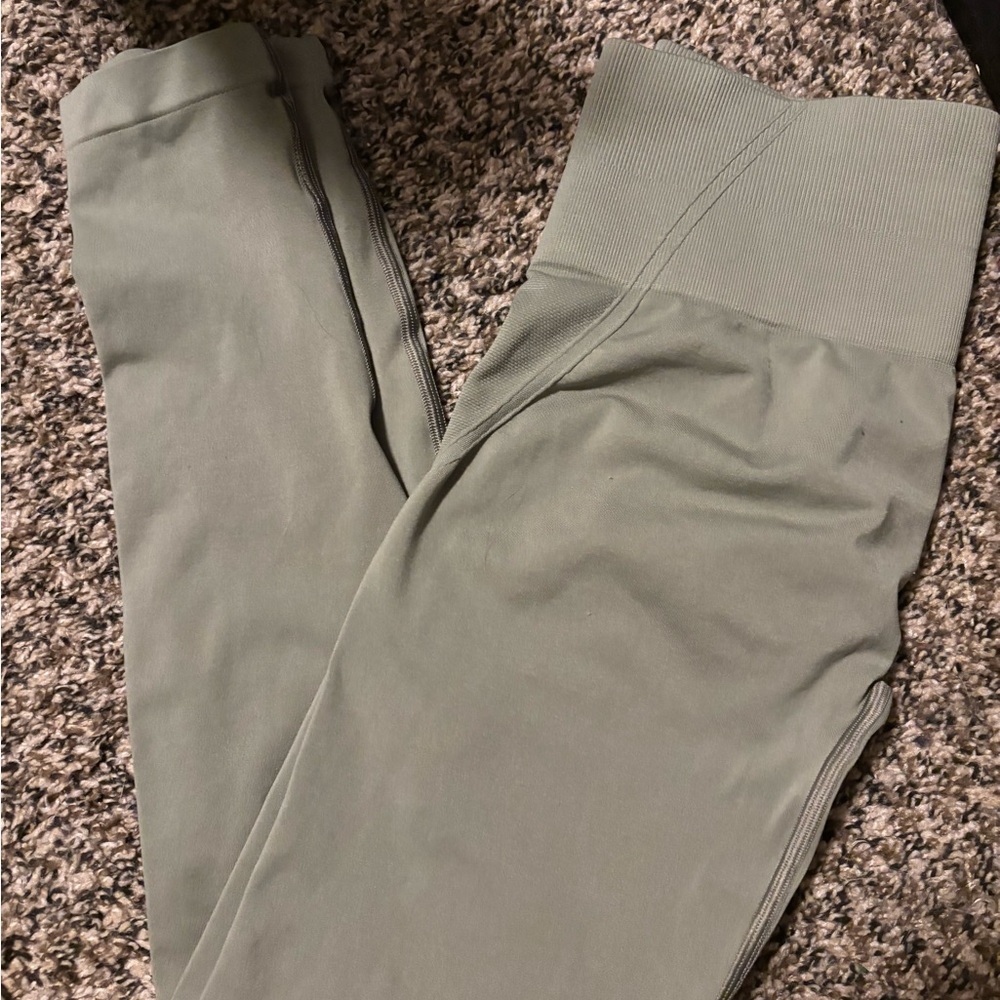 Oner Active Sage green High-Waist Seamless Leggings